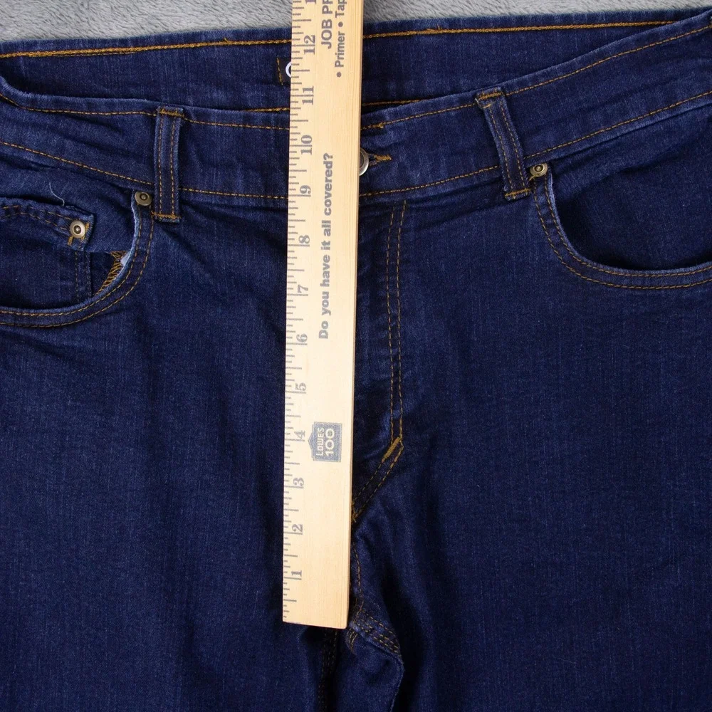 Origin‎ USA Mens 34x30 Dark Wash Denim Jeans Stretch Made in America